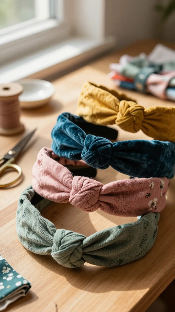 Knotted Fabric Headbands