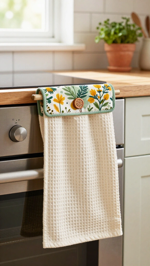 Hanging Kitchen Tea Towels