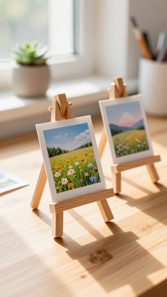 Mini Easel Photo Holders