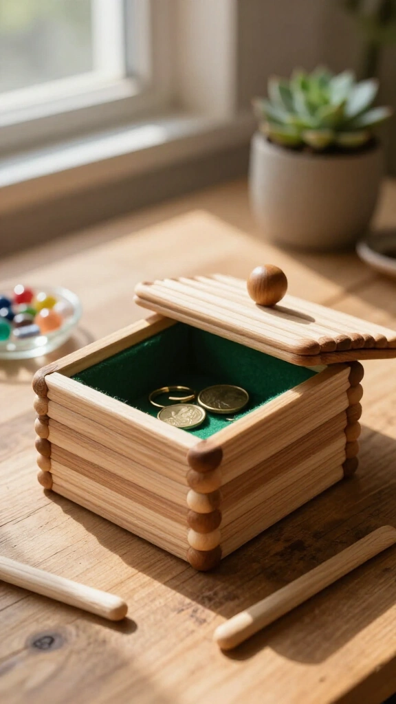 Keepsake Trinket Box with Lid