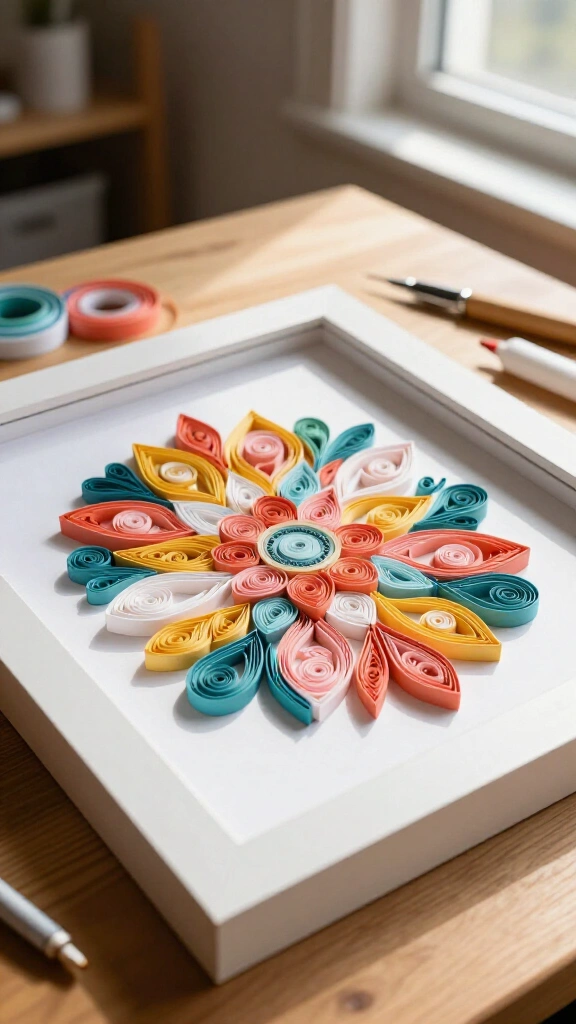 Intricate Paper Quilling Art