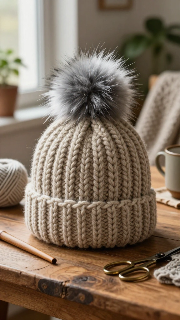 Chunky Ribbed Beanie