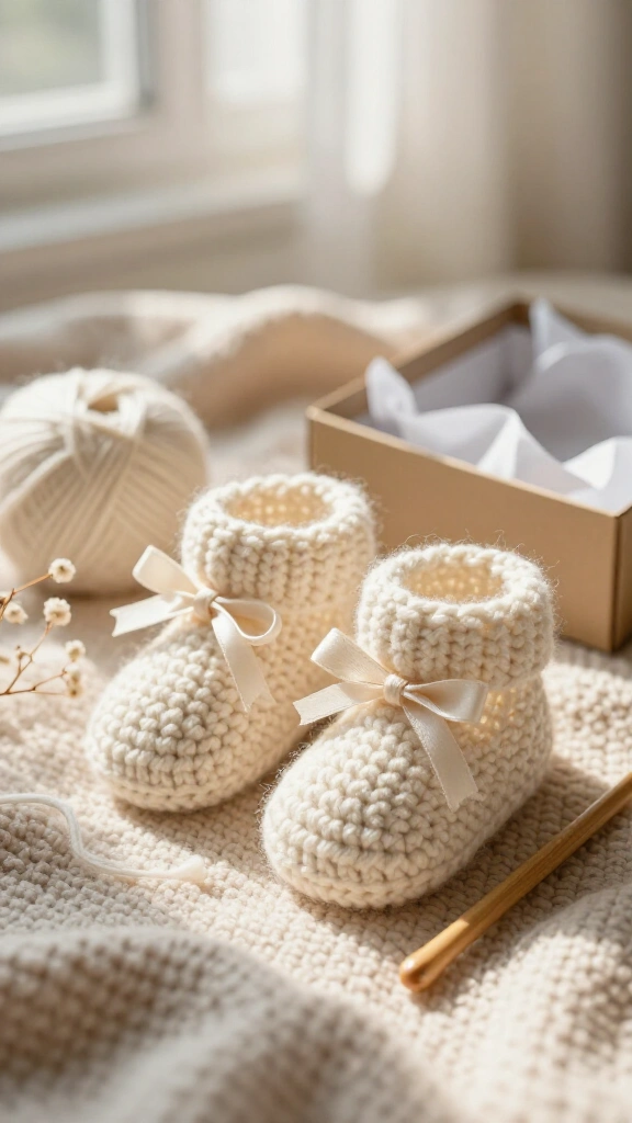 Heirloom Baby Booties
