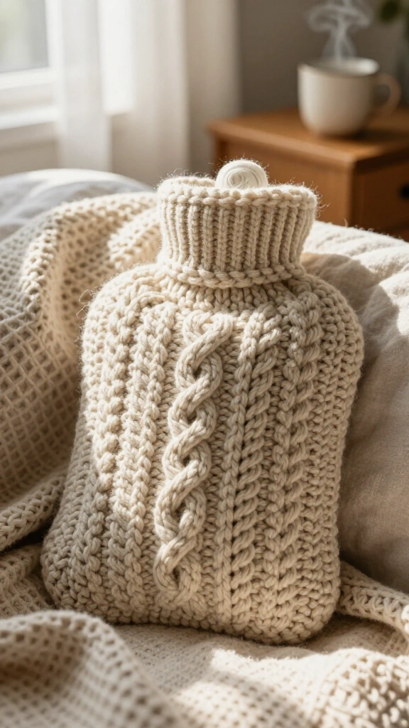 Cozy Hot Water Bottle Cover