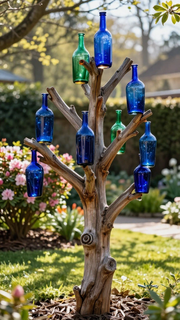 Glass Bottle Tree