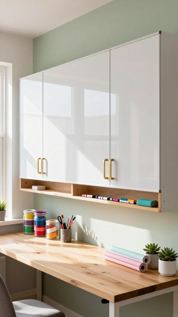 Dry-erase whiteboard cabinet fronts