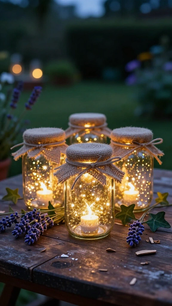 Glass Jar Fairy Lanterns