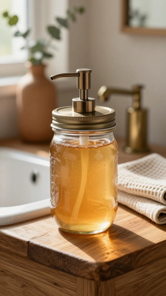 Mason Jar Soap Dispenser