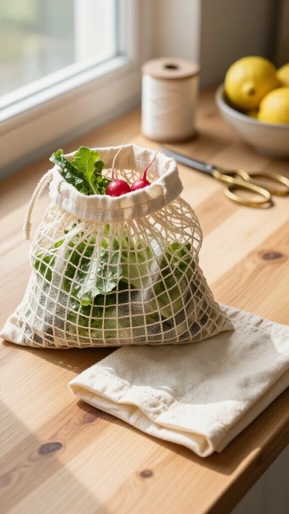 Zero-Waste Cotton Produce Bags