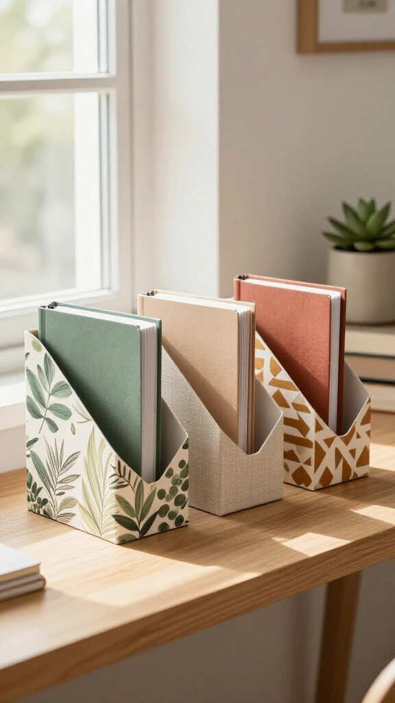 Cereal Box Magazine Holders