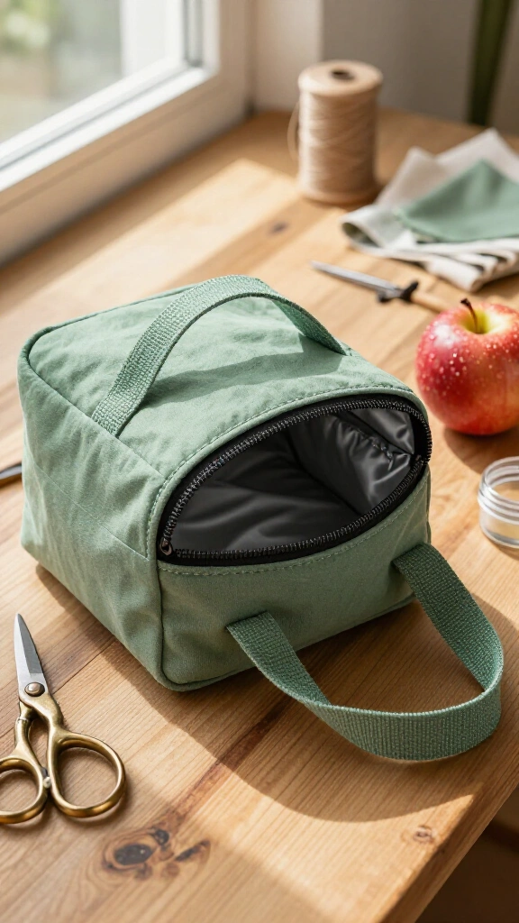 Insulated Zipper Lunch Bag