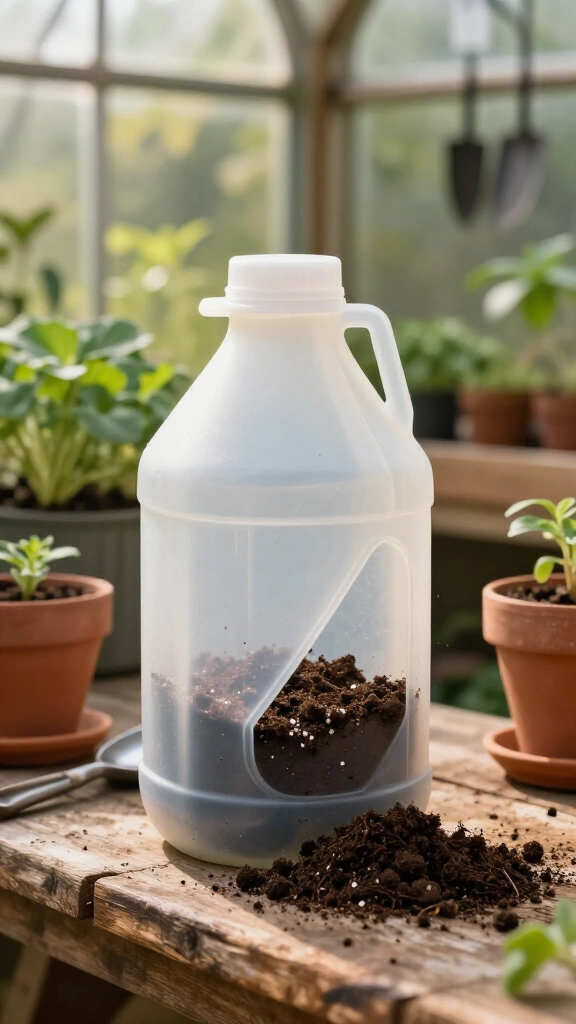 Milk Jug Garden Scoops