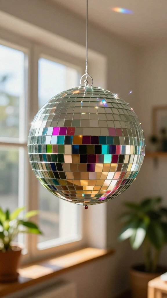 Scratched CD Mosaic Disco Ball