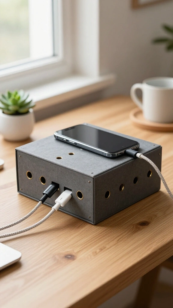 Shoebox Power Strip Charging Station