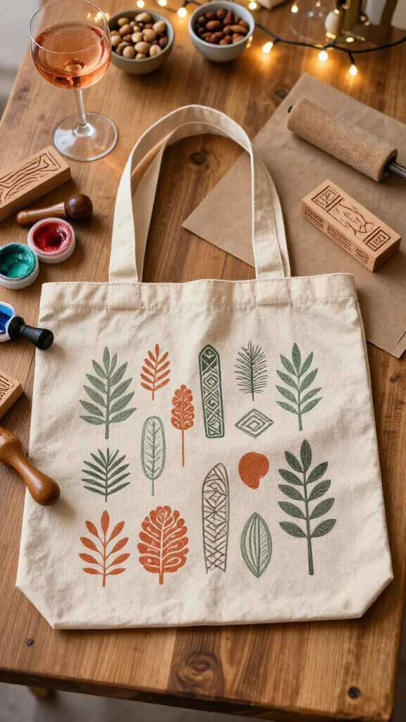 Custom Stamped Canvas Tote Bags