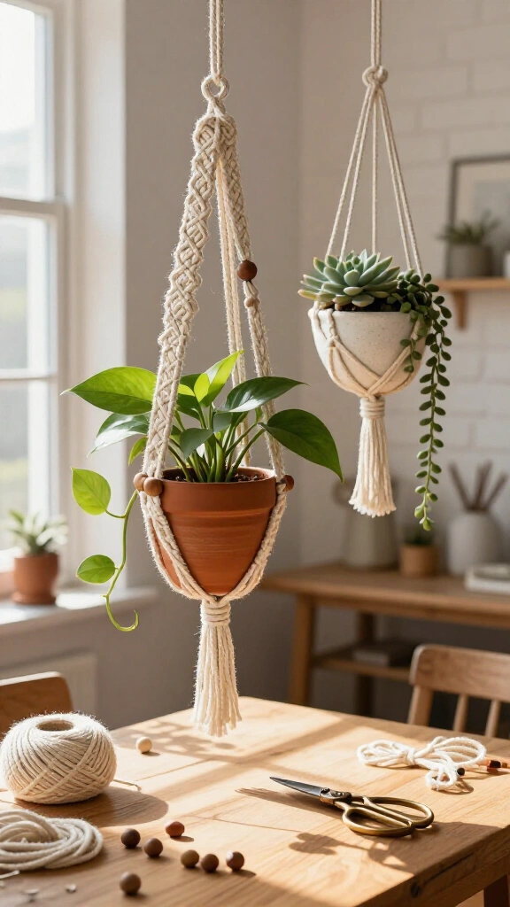 Boho Macramé Plant Hangers