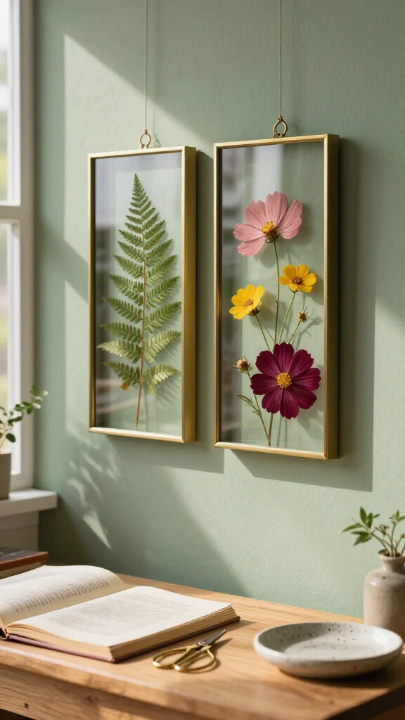 Pressed Botanical Floating Frames