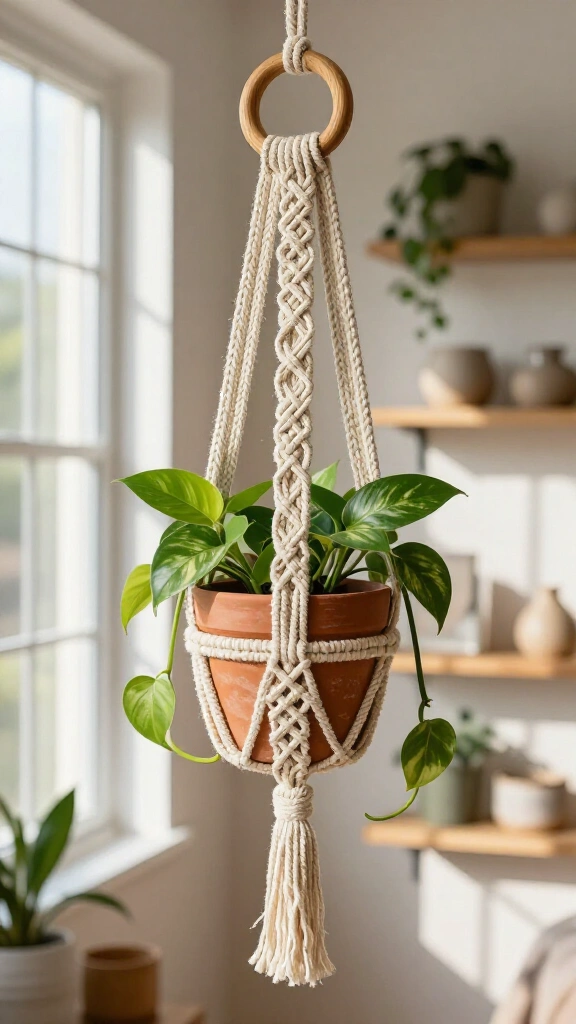 Modern Macramé Plant Hangers