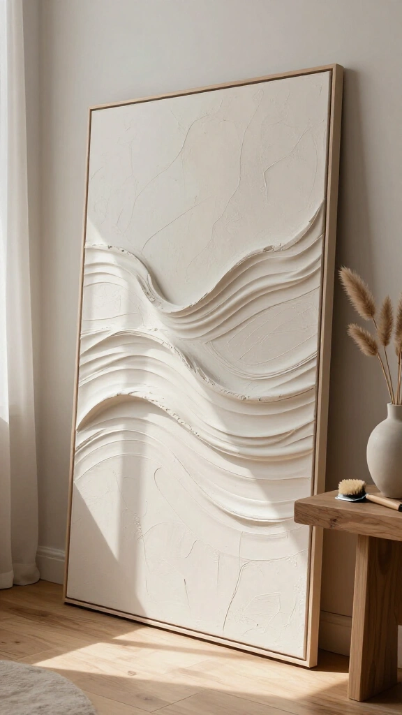 Textured Plaster Canvas Art