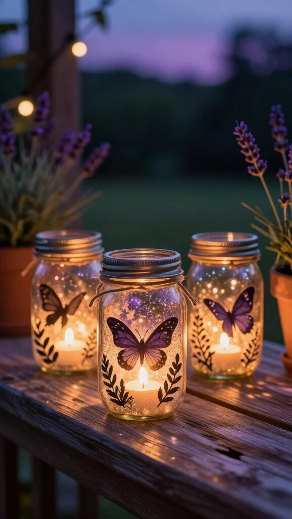 Mason Jar Fairy Lanterns