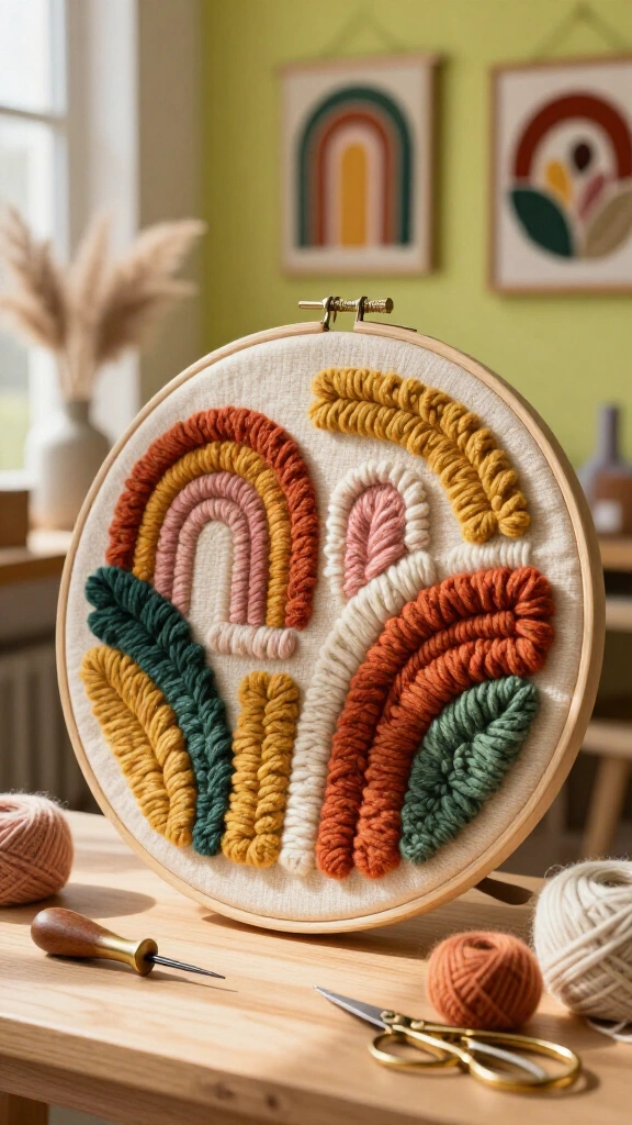 Punch Needle Wall Art