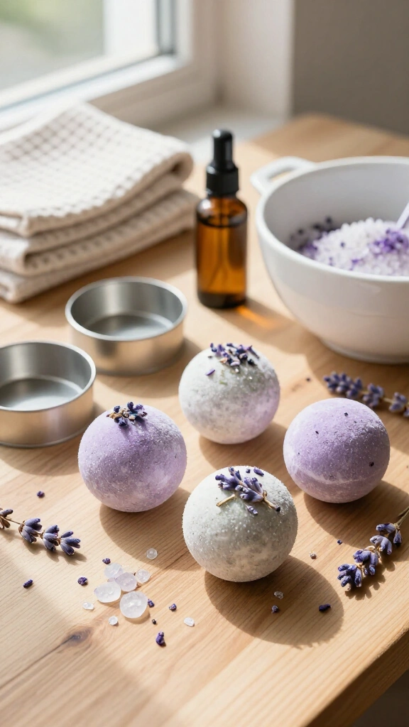 Essential Oil Bath Bombs