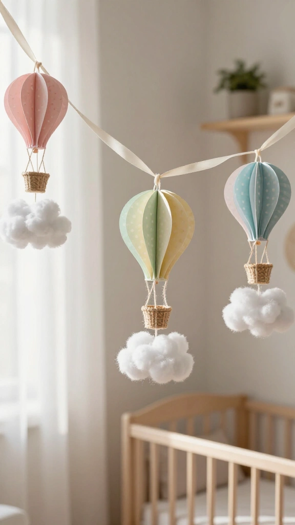 Cupcake Liner Nursery Garland