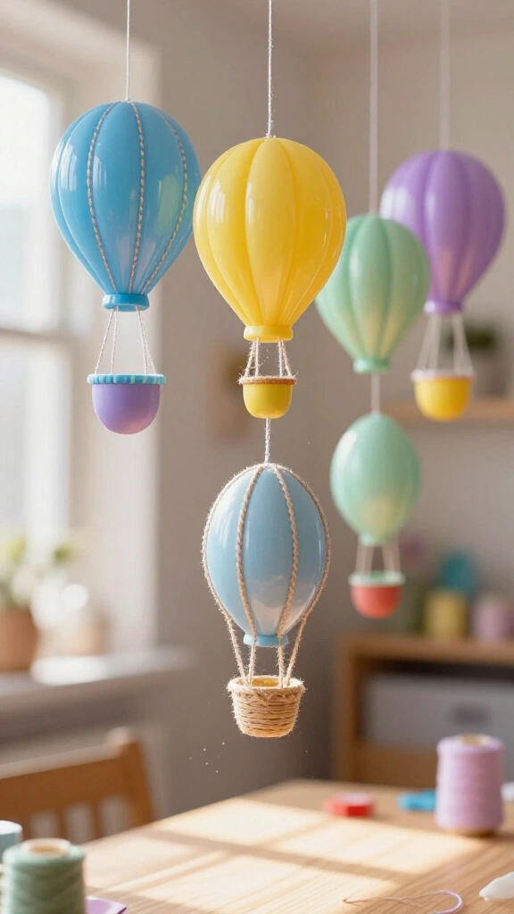 Plastic Easter Egg Airships