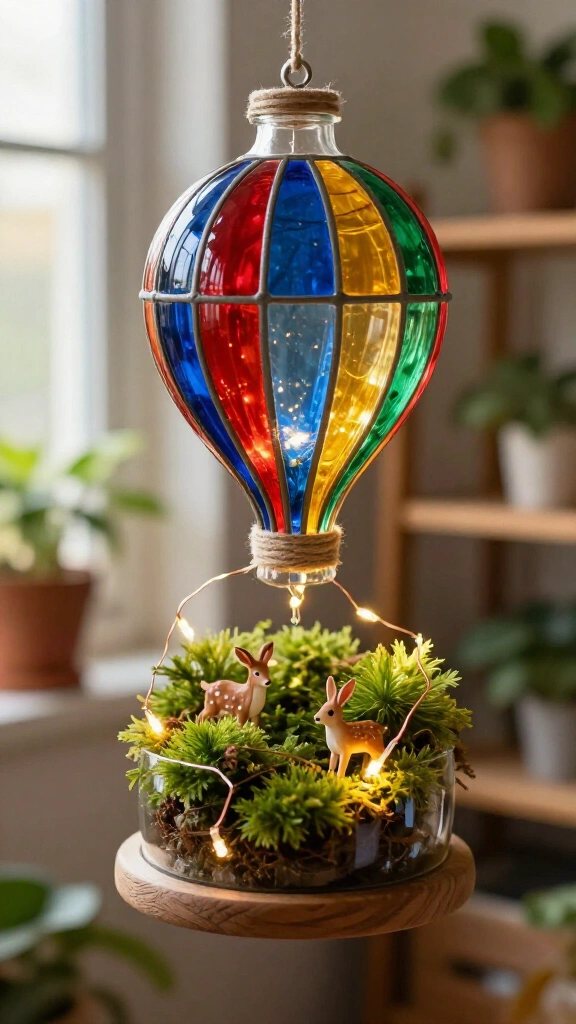 Recycled Bottle Terrarium Balloons