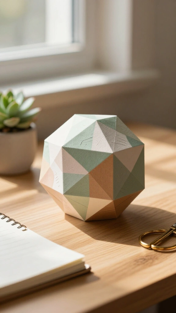 Foldable Desk Calendar Pyramids
