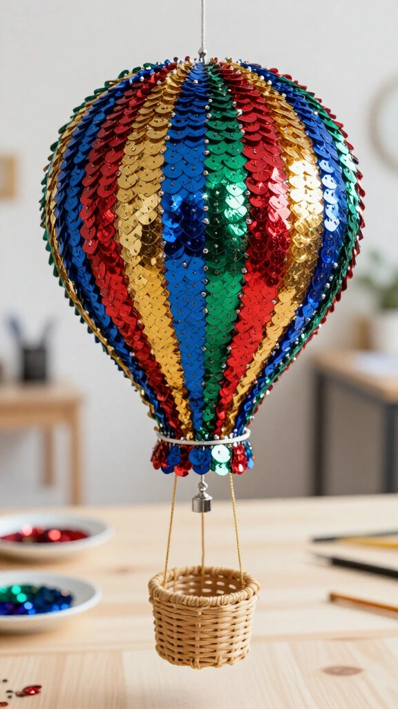 Sequin and Pin Glamour Globes