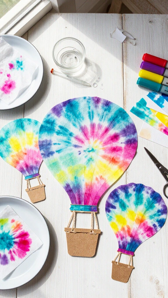 Tie-Dye Coffee Filter Balloons