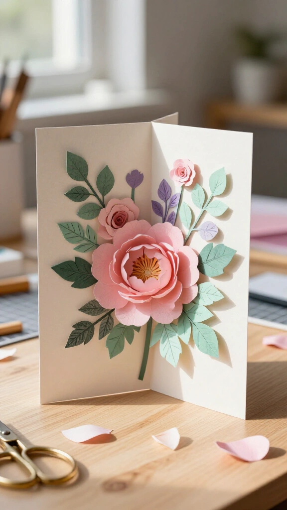 Pop-Up Floral Greeting Cards