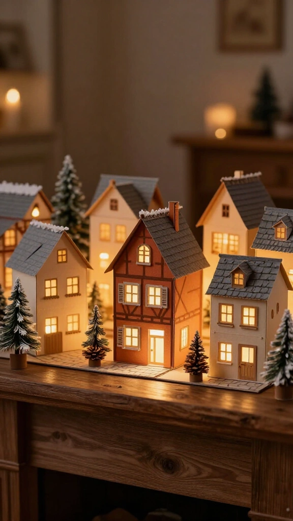 Miniature European Village Houses
