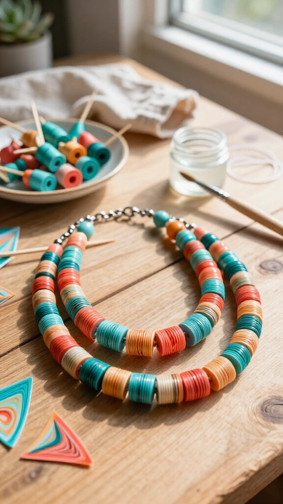 Rolled Paper Bead Jewelry