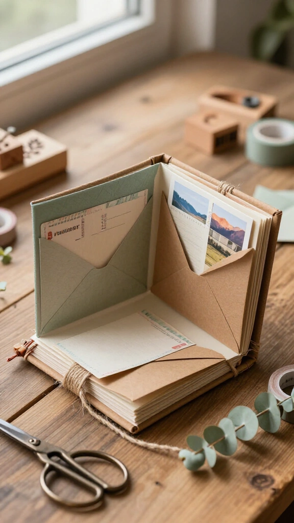 Accordion Fold Pocket Memory Books