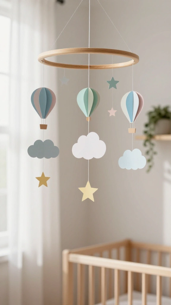 Whimsical Paper Mobiles