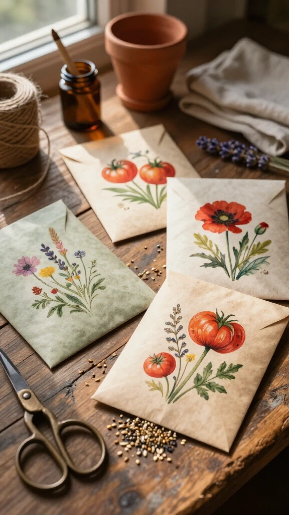 Printable Vintage Seed Packets