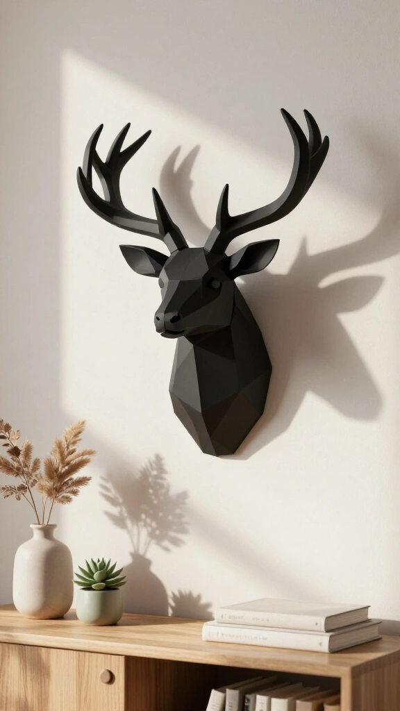 Modern Polygonal Wall Sculptures