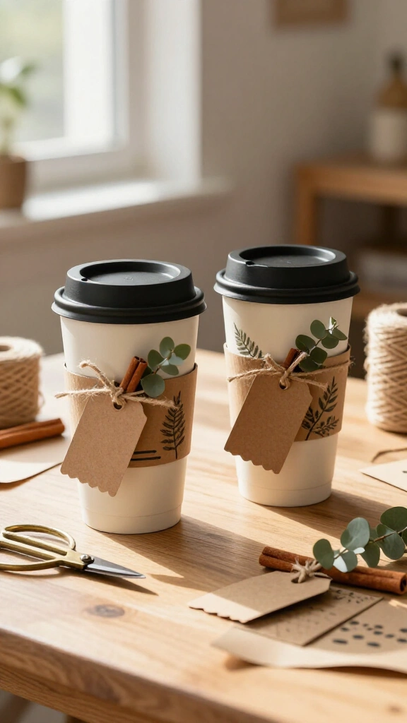 Coffee Cup Sleeves and Gift Tags