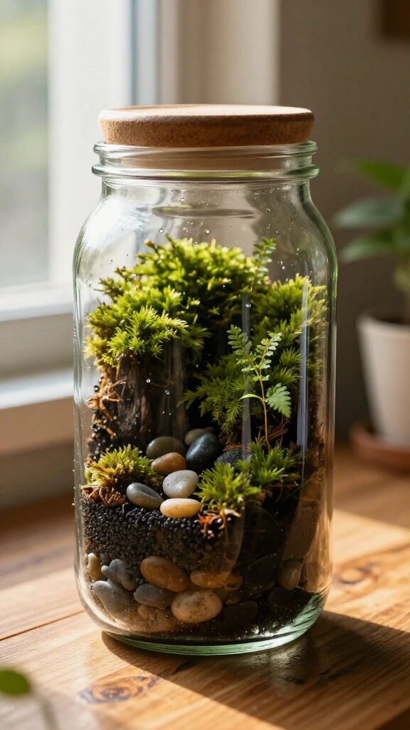 Self-Contained Forest Terrarium