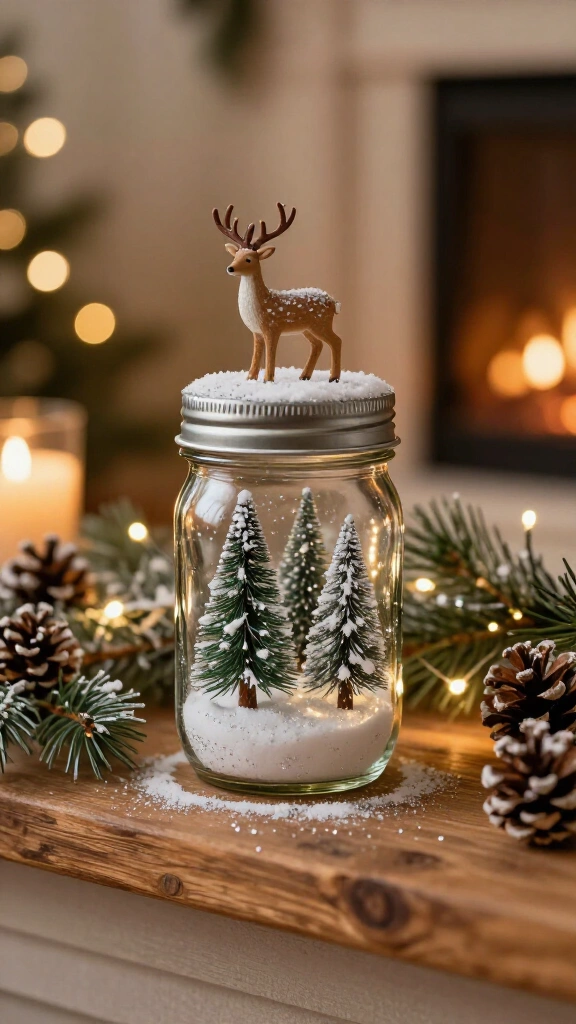 Waterless Glitter Snow Globes