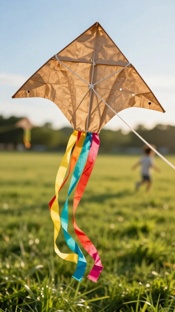 Paper Bag Wind Kite