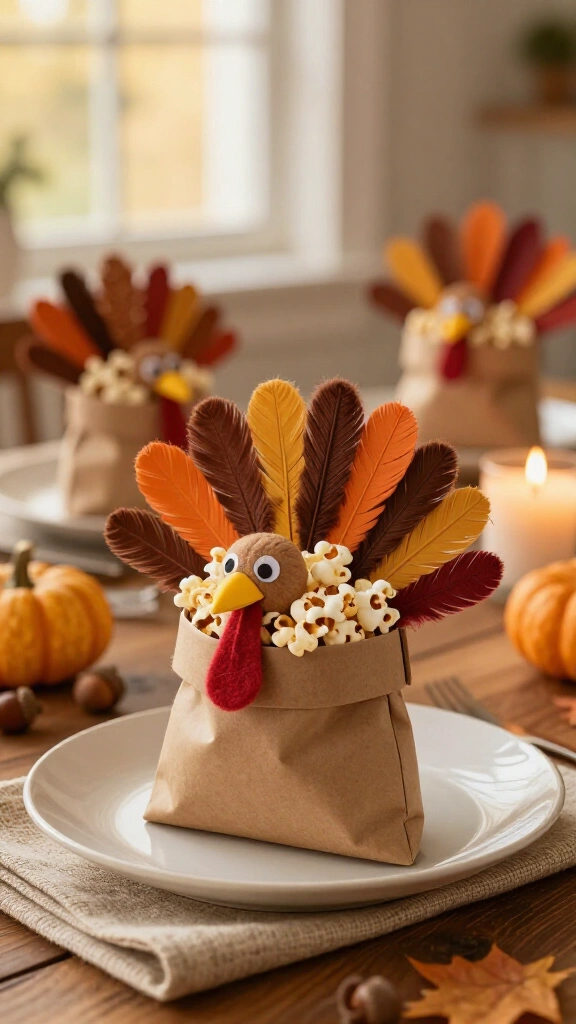 Turkey Table Favor Bags