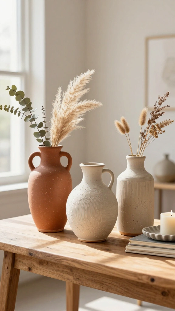 Faux Ceramic Thrift Flip Vases
