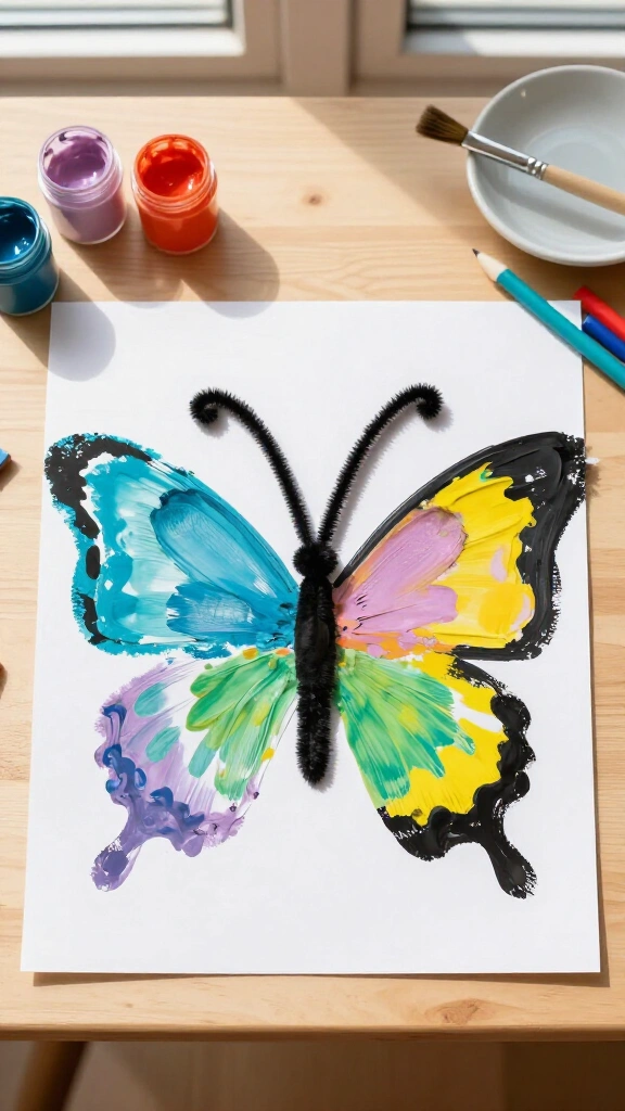 Handprint Butterfly Wings