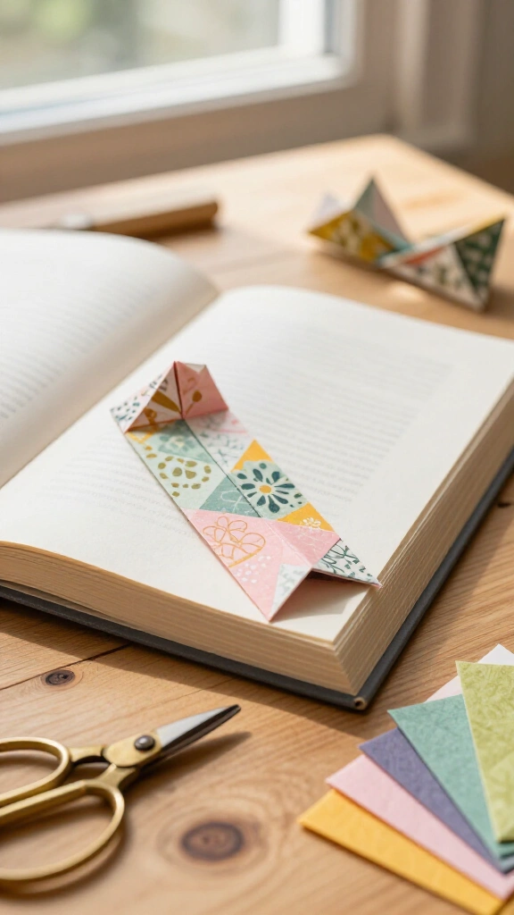 Origami Corner Bookmarks