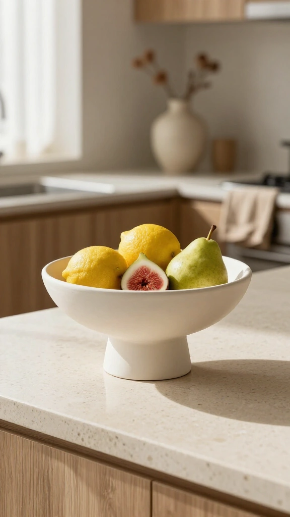 Modern Footed Fruit Bowl