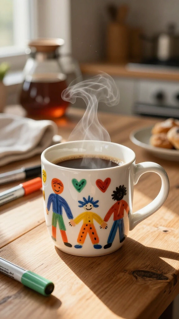 Custom Sharpie Coffee Mug (Baked)