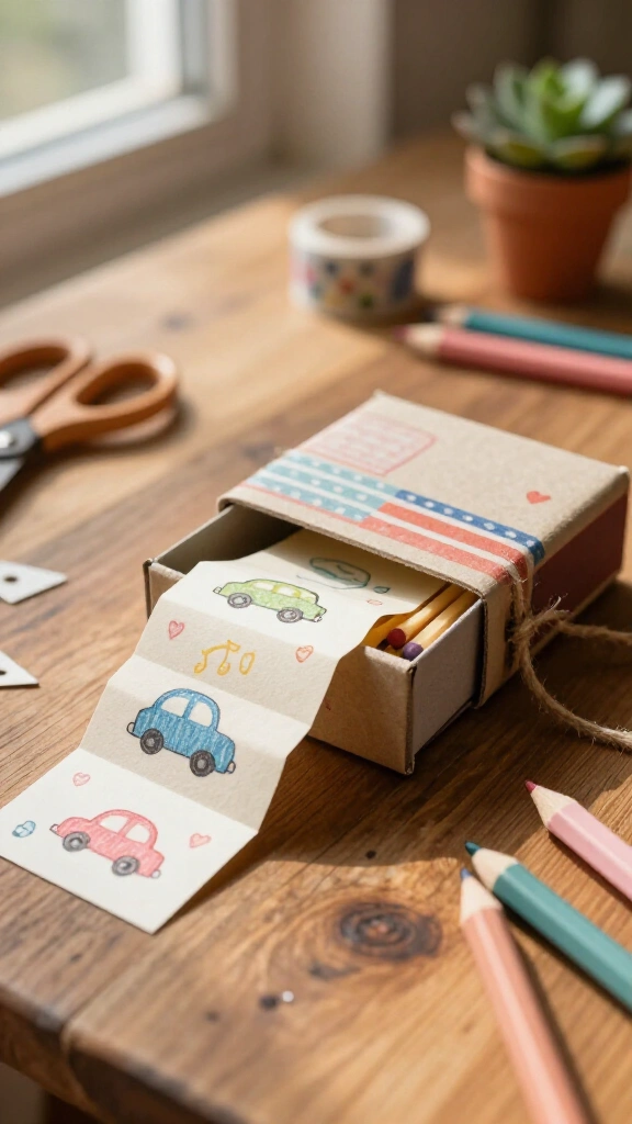 Dad Coupon Book in a Matchbox